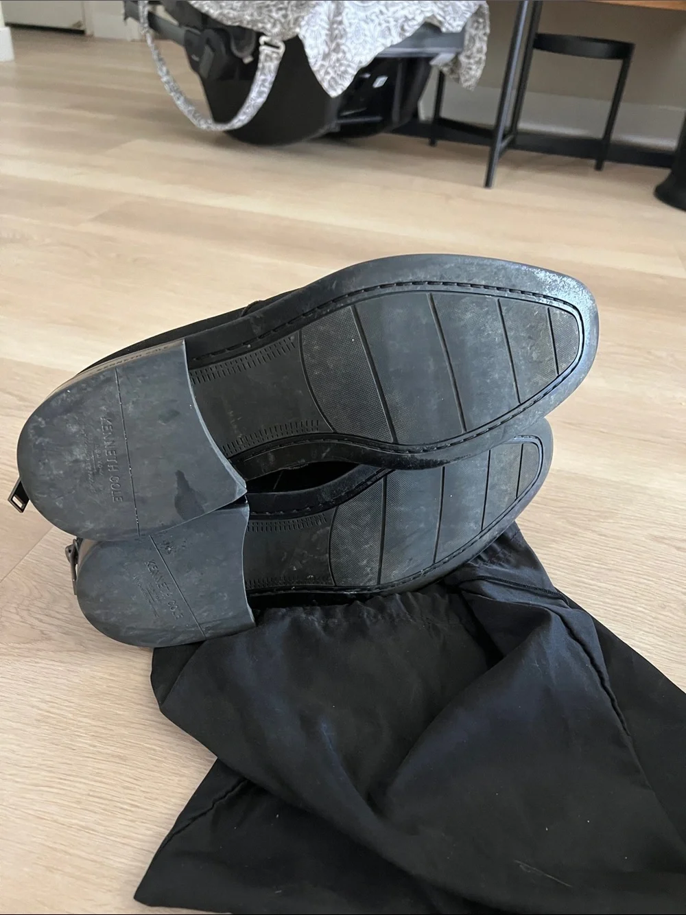 Kenneth Cole Black Suede Boots